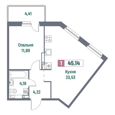 Квартира в ЖК Ленинградская перспектива