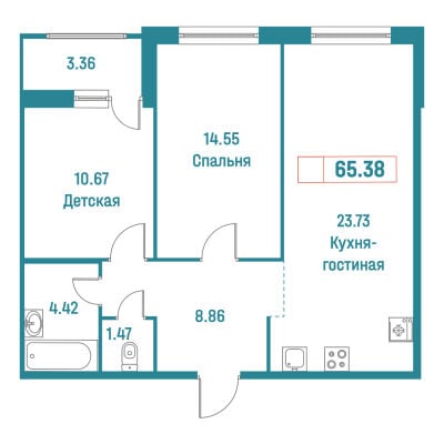 Квартира в ЖК Графика