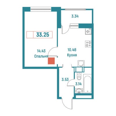Квартира в ЖК Графика