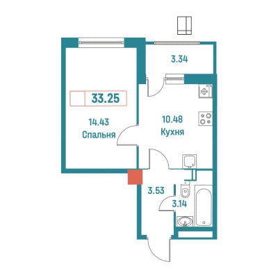 Квартира в ЖК Графика