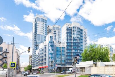 Фасад ЖК Небо Москвы