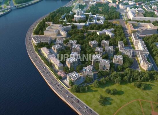 Расположение ЖК Смольный парк
