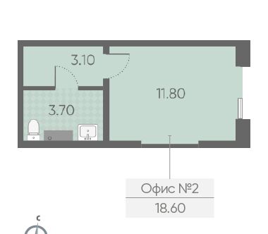 Помещение в ЖК Цивилизация